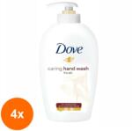 Dove Set 4 x Sapun Lichid cu Pompita Dove Fine Silk, 250 ml