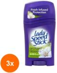Lady Speed Stick Set 3 x Deodorant Solid Lady Speed Stick, Orchard Blossom, 45 g