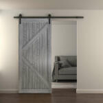  PM2-4 Fa keresztpántos Tolóajtó 96, 5x213cm - szürke (7951304)