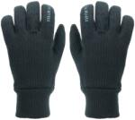 Sealskinz Windproof All Weather Knitted Glove Black XL Kesztyű kerékpározáshoz