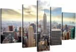  New York Városkép - 5 Részes Vászonkép Szett - 100x170 cm