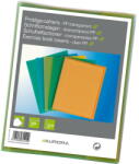 Aurora Coperta PP - 120 microni, pentru caiet A5, 5 buc/set, AURORA - transparent color asortate (5X11100PPT)