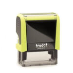 Trodat Bélyegző, TRODAT "Printy 4911", neon citromsárga ház, fekete párnával (4911) - nyomtassingyen