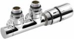 Sapho Sapho, TWIN termosztatikus szelep csatlakozókészlet központi csatlakozáshoz 50mm, króm, CP3010S (CP3010S)