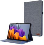  Husa FABRIC pentru Samsung Galaxy Tab S9 Ultra / Tab S10 Ultra albastra