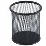 BLUERING Fémhálós írószertartó pohár kerek Bluering® fekete (JJ41205(9109)) - tintasziget