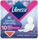 Libresse Maxi Goodnight+ Comfort & Security éjszakai egészségügyi betét (10 db) - beauty