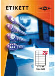 PD Office Etikett címke pd 70x37 mm szegély nélküli 100 ív 2400 db/doboz (2014078)