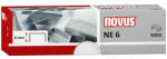 Novus Tűzőkapocs Novus NE 6 1000 db/doboz (042-0000) - papir-bolt