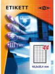 PD Office Etikett címke pd 48.5x25.4 mm szegéllyel 10 ív 440 db/csomag (2003138)
