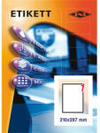 PD Office Etikett címke pd 210x297 mm szegély nélküli 10 ív 10 db/csomag (2033138)