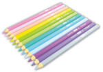 Y-Plus Színes ceruza Y-Plus+ Rainbow Pastel Jumbo 12 db-os hegyezővel (PC200300) - kreativjatek