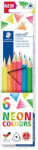 STAEDTLER Színes ceruza Staedtler Ergosoft Neon háromszögletű 6 db-os klt (157 C6P1) - kreativjatek