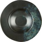 LE COQ PORCELAINE Farfurie adâncă Le COQ Phobos 28, 5 cm, neagră cu albastru