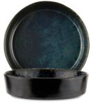 LE COQ PORCELAINE Farfurie adâncă Le COQ Phobos 18 cm, neagră cu albastru