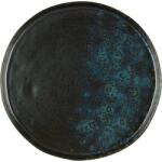 LE COQ PORCELAINE Farfurie întinsă Le COQ Phobos 20, 5 cm, neagră cu albastru