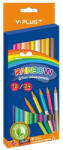 Y-Plus Színes ceruza Y-Plus+ Rainbow 12 db-os klt. kétvégű (DPC1209000000) - kreativjatek