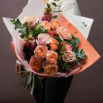 ImodFlowers Buchet cu minitrandafiri si antirrinium