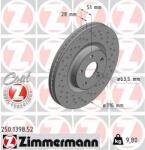 ZIMMERMANN Disc frana ZIMMERMANN SPORT Z 250.1398. 52 (250.1398.52)