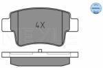 MEYLE set placute frana, frana disc MEYLE -ORIGINAL: True to OE. 025 243 4917 (025 243 4917)