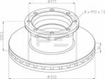 PE Disc frana PE 016.670-00A