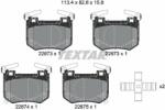 TEXTAR set placute frana, frana disc TEXTAR Q+ 2287301 (2287301)