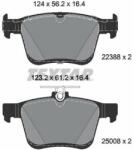TEXTAR set placute frana, frana disc TEXTAR 2238801 (2238801)