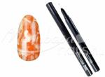 MoonbasaNails Blossom ink - Nail art brush ecset 1ml #09 Narancsvörös