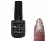 Moonbasanails Géllakk 6ml #308 Glitteres chrome ezüst