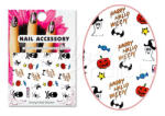 MoonbasaNails Akril hatású matrica BLE-0917 happy halloween