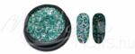 MoonbasaNails Glitter páva #06 Türkiz