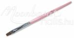 MoonbasaNails Zselé ecset lapos Z020-4 Baba rózsaszín