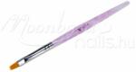 MoonbasaNails Zselé ecset lapos Z004-8 Világos lila