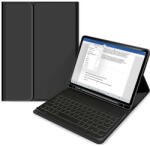 Tech-Protect Apple iPad 10.2 (2019/2020/2021) tablet tok (Smart Case) on/off funkcióval, Apple Pencil tartóval, billentyűzettel - Tech-Protect - black (ECO csomagolás) - mobilehome