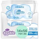 Violeta Water Care Plastic Free Törlőkendő visszazárható fedéllel 14x 56 db (784 db)