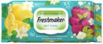  Freshmaker nedves törlőkendő, gyümölcs illatú, 100 lapos, zárható fedéllel (citrom-cseresznye)