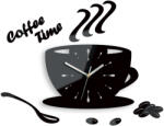  Ceas modern de perete Cup Clock NH015 (Ceas modern de perete) (HMCNH015-black)