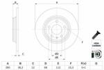 Bosch Disc frana BOSCH 0 986 479 E33 (0 986 479 E33) - automobilus