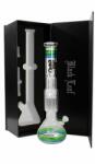 Black Leaf Bong din sticla Green 10 Percolatoare in cutie 46cm + Cutie cadou