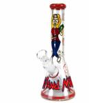 Urban Crew Bong din sticla Cartoon Girl Rick and Morty - Pictat manual 25cm