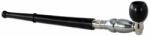 Black Leaf Pipa lemn Black leaf cu Adaptor si filtre Carbune activ Silver 17, 5cm