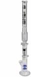 Blaze Glass Blaze Bong din sticla M&M Cylinder 3 parti si 4 Percolatoare 80cm
