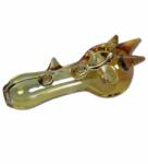 Black Leaf Pipa sticla Gold Fuming si Zig Zag 11cm