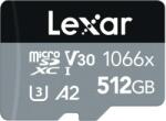 Lexar microsdxc Professional 1066x 512GB C10/UHS-I/U3/V30/A2 LMS1066512G-BNANG