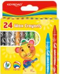 Keyroad Zsírkréta készlet 8×90 mm 24 db/bliszter Keyroad Wax Crayon vegyes színek (38555)