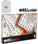 Etilux Etichete autoadezive rotunde (D32), 48/A4, 100 coli/top, ETILASCOP - albe (31800019)