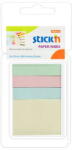 Stick'n Stick index hartie color 50 x 12 mm + 50 x 38 mm, 4 x 40 file/set, Stick"n - 4 culori pastel (HO-21616)