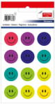 Tanex Stickere decorative, 12 buc/fila, 2 file/set, TANEX Kids - smile - diverse culori (TX-STC220)