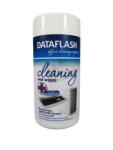 Data flash Servetele umede dezinfectante pentru curatare suprafete din plastic, 100/tub, DATA FLASH (DF-1712) - vexio