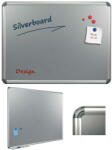 Smit Visual Supplies Tabla argintie magnetica 90 x 120 cm, profil aluminiu Design, SMIT (11101209)